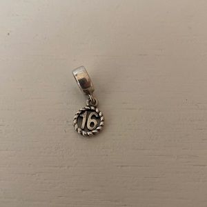 Pandora Charm “16”